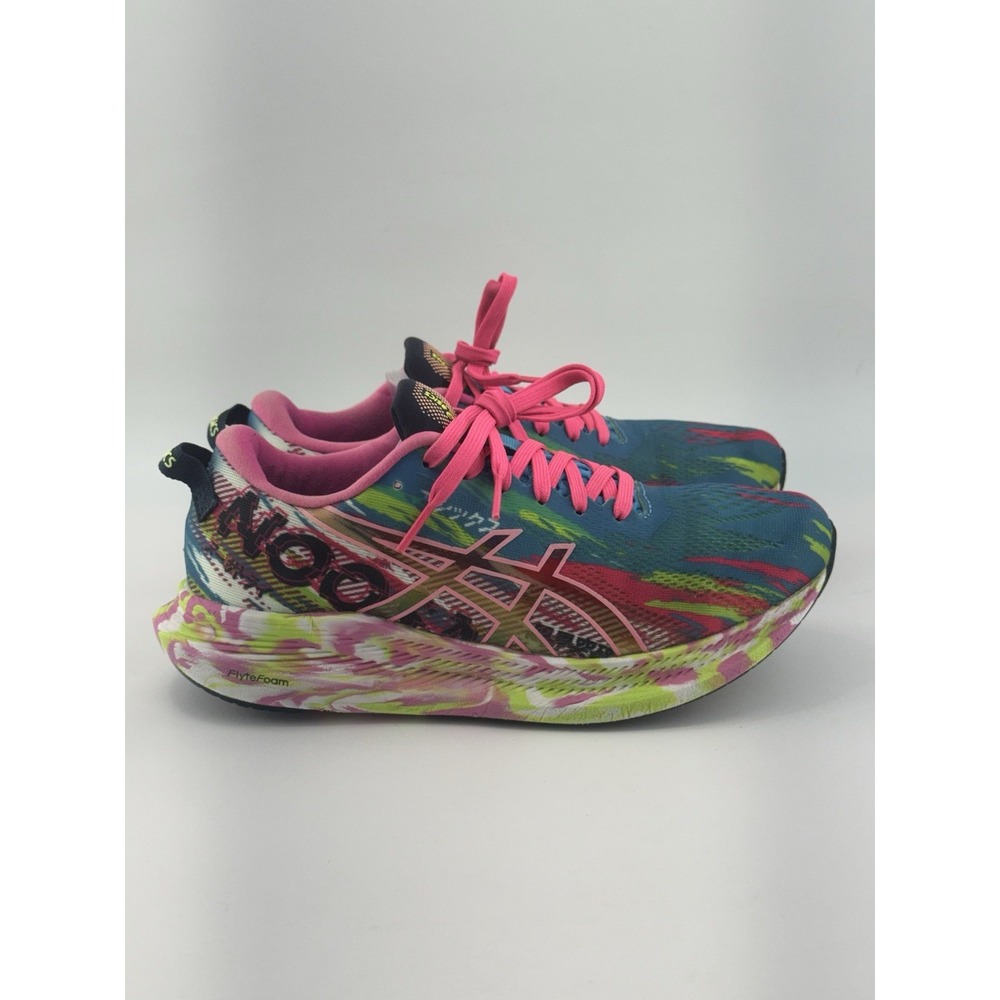 ASICS Noosa Tri 13 Digital Aqua Hot Pink Road 1012A898 Womens Size 6.5